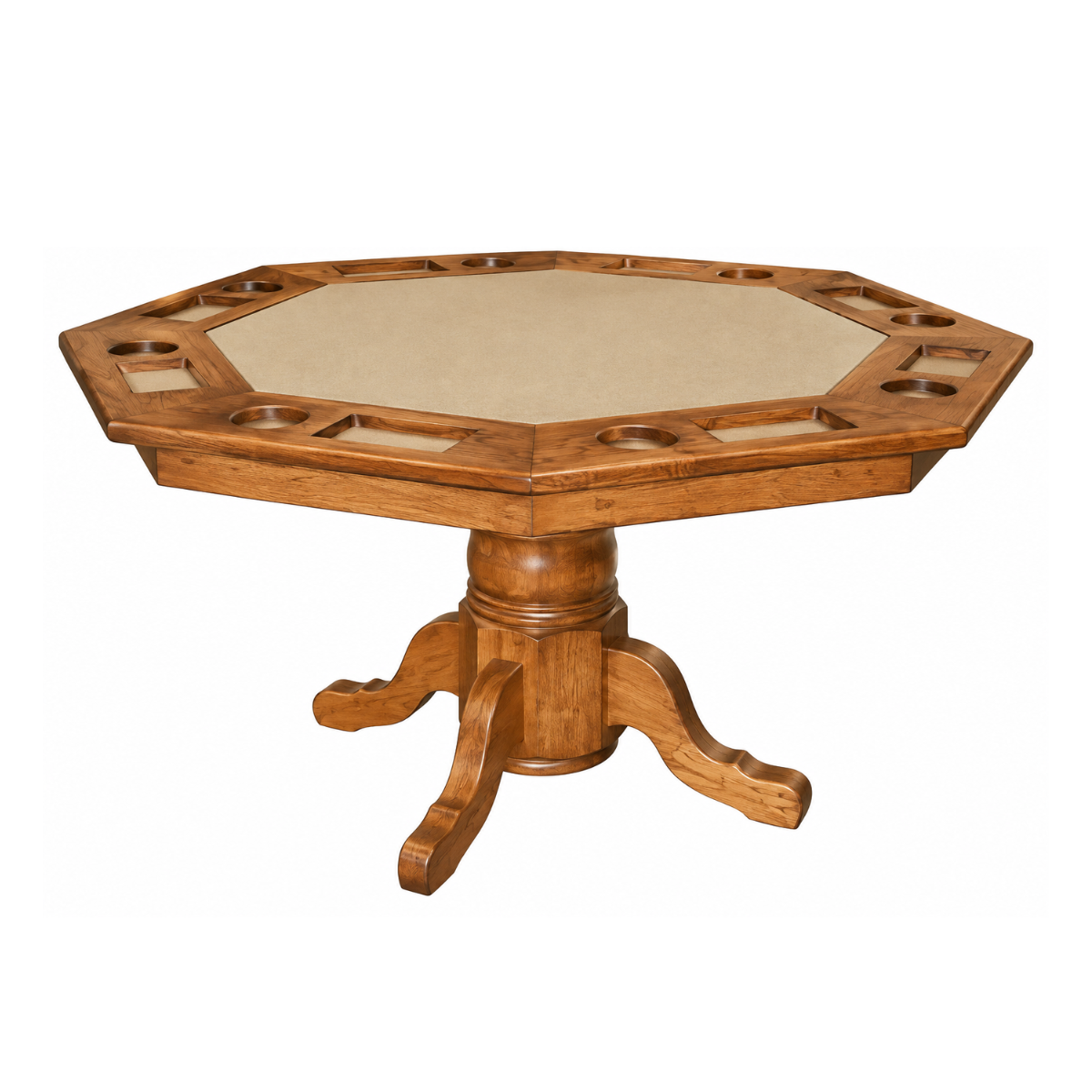 Hamilton - Amish Handcrafted Flip Top Poker Table
