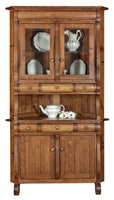 Hampton - Amish Solid Wood Corner Hutch