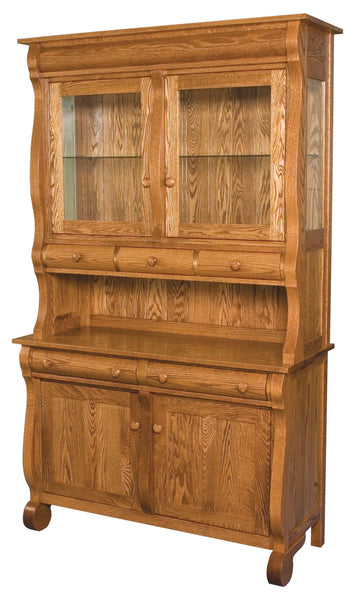 Hampton - Amish Solid Wood 2 Door Dining Hutch