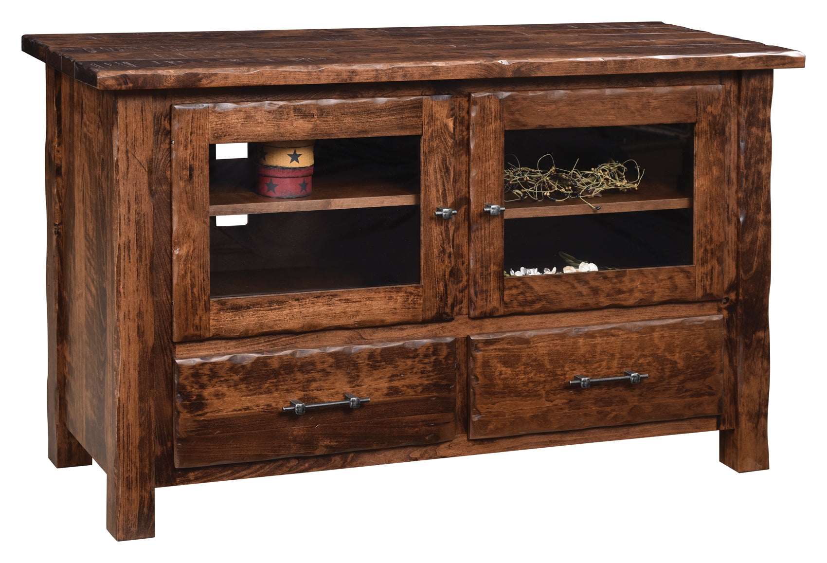 Hand Hewn - Amish Handcrafted 50" TV Console