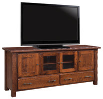 Hand Hewn - Amish Handcrafted 70" TV Console Stand