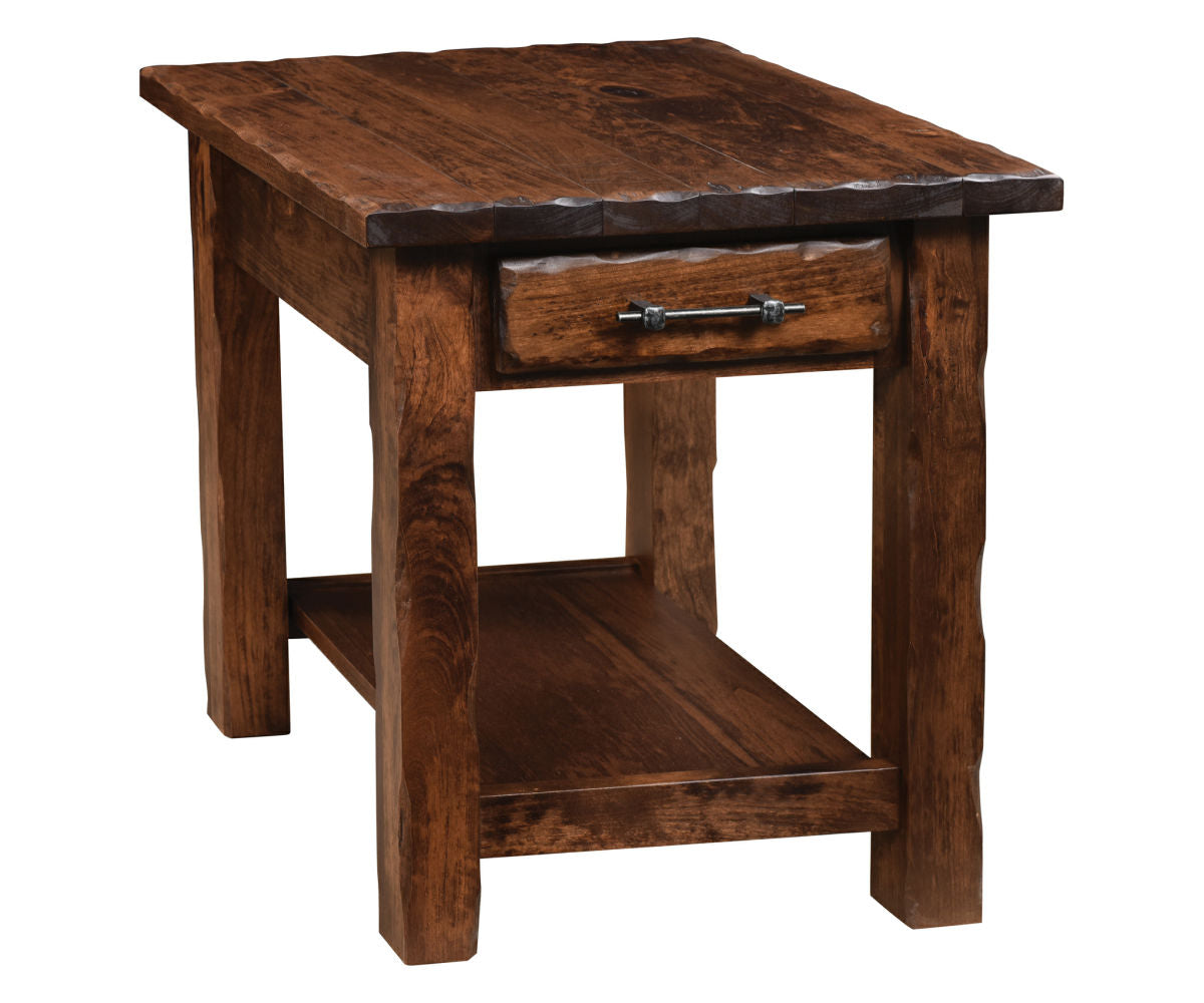 Hand Hewn - Amish Handcrafted End Table