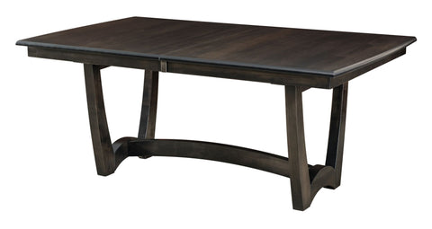 Hannah Trestle- Handcrafted Solid Top or Extension Dining Table