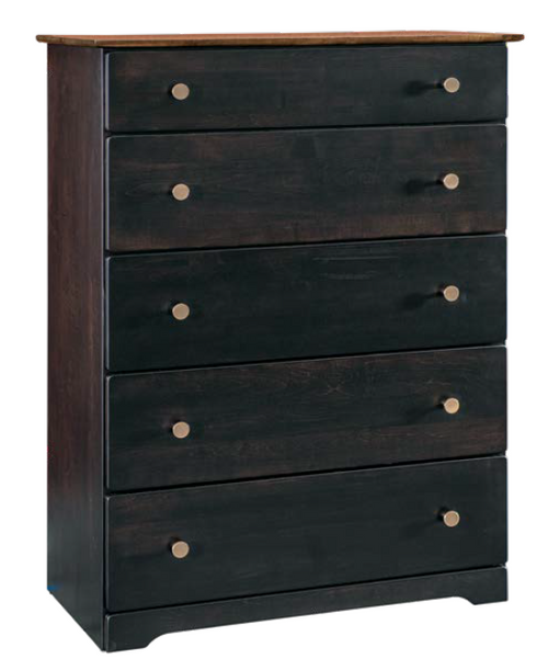 Harlow - Amish Handcrafted 5 Drawer Chest Dresser