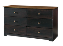 Harlow - Amish Handcrafted 6 Drawer Dresser