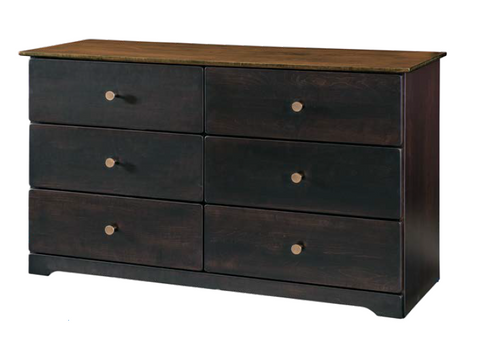 Harlow - Amish Handcrafted 6 Drawer Dresser
