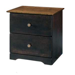 Harlow- Amish Handcrafted 2 Drawer Nightstand