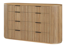 Harper - Amish Handcrafted 8 Drawer Dresser With Round Edges