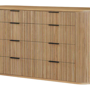 Harper - Amish Handcrafted 8 Drawer Dresser With Round Edges