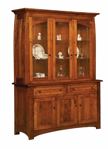 Henderson - Amish Solid Wood 3 Door Dining Hutch