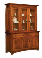 Henderson - Amish Solid Wood 3 Door Dining Hutch