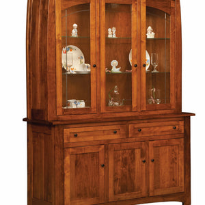Henderson - Amish Solid Wood 3 Door Dining Hutch
