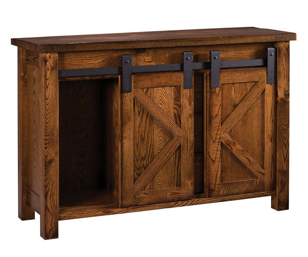 Homestead- Amish Barn Door Buffet Cabinet