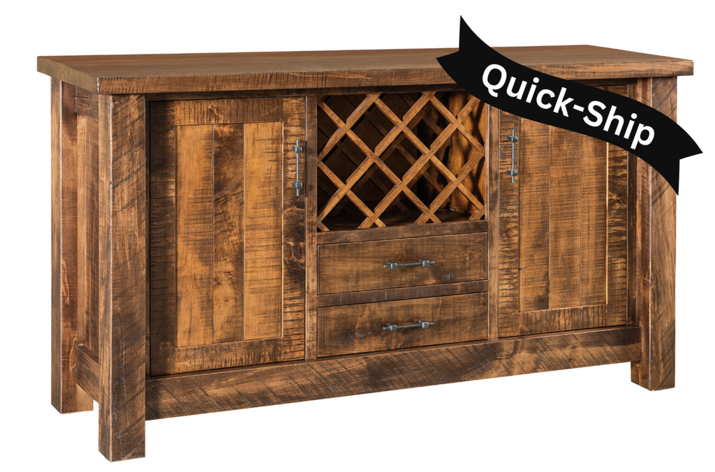 Houston - Amish Handcrafted Wine Server / QUICK-SHIP (SHIPS IN 2-4 
