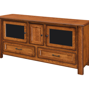 Hudson - Amish Solid Wood TV Cabinet