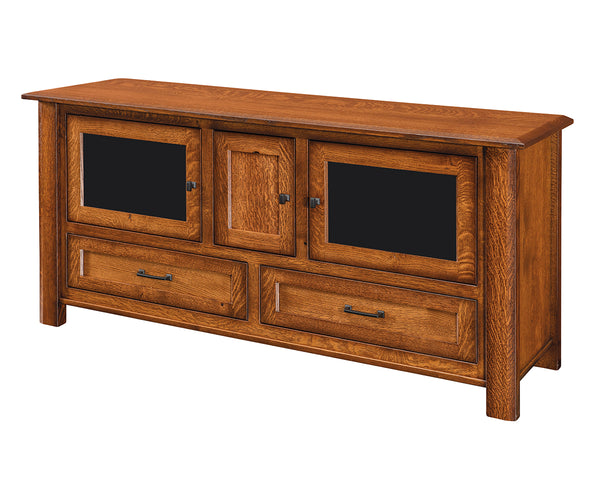 Hudson - Amish Solid Wood TV Cabinet