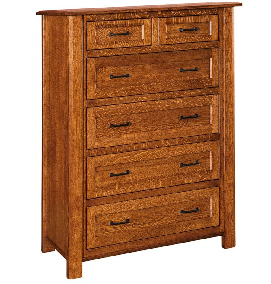Hudson - Amish Handcrafted 6 Drawer Chest of Drawers