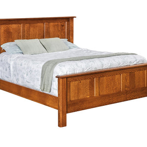 Hudson - Amish Solid Wood Panel Bed