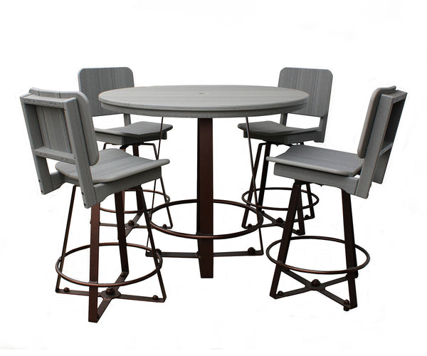 Iron Lake - Poly Wood & Powder Coated Steel Outdoor Table