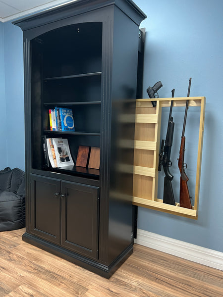 Covert - Bookcase with Hidden Gun Rack