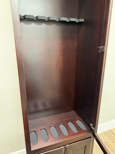 Quick-Ship / Philmont - Amish Handcrafted 6 Gun Cabinet (In-Stock and Ready to Ship)