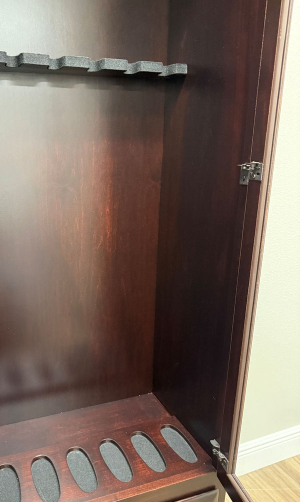 The Philmont - Amish Handcrafted 8 Gun Cabinet - The Wood Reserve