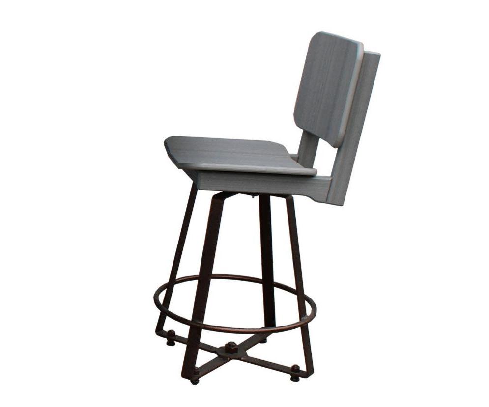 Iron Lake Swivel Chair w/ Poly Seat