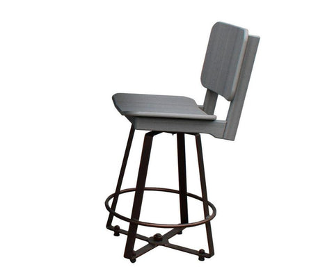 Iron Lake Swivel Chair w/ Poly Seat