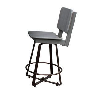 Iron Lake - Poly Outdoor Swivel Chair With Full Seat