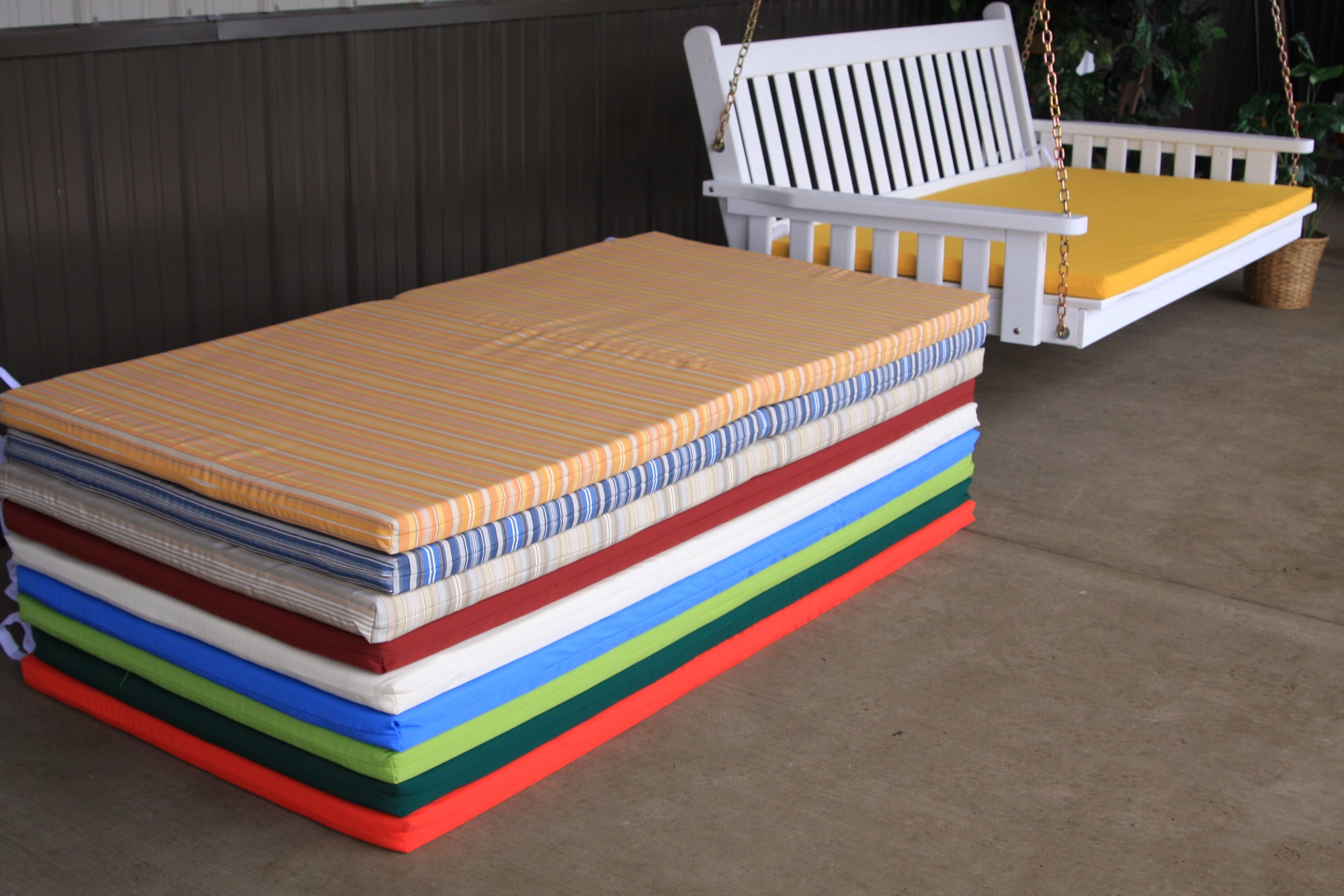 Outdoor Seat Cushion for Poly Swing Beds