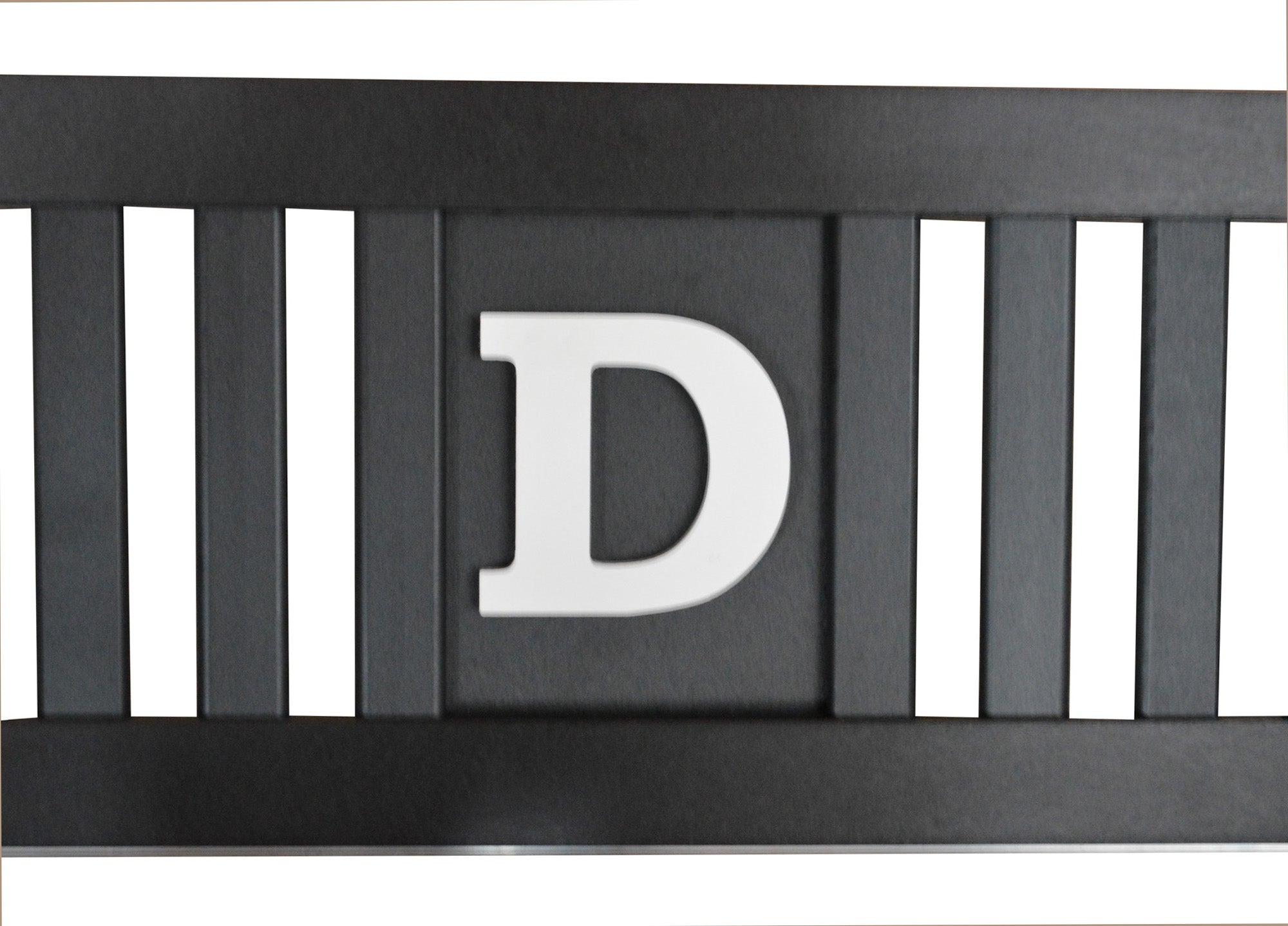 5' Poly Traditional English Swing Bed with Monogram