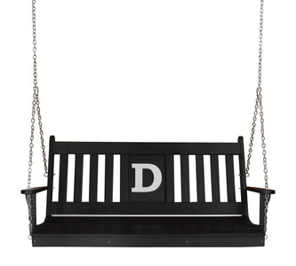 5' Poly Traditional English Swing Bed with Monogram