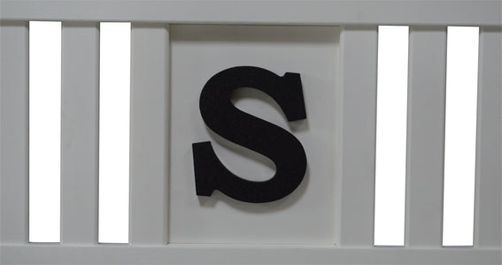 5' Poly Traditional English Swing Bed with Monogram