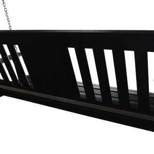 5' Poly Traditional English Swing Bed with Monogram