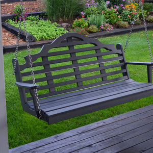 5' Poly Marlboro Swing Bed - Dark Gray
