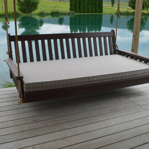 6' Poly Twin Traditional English Swing Bed - Brown