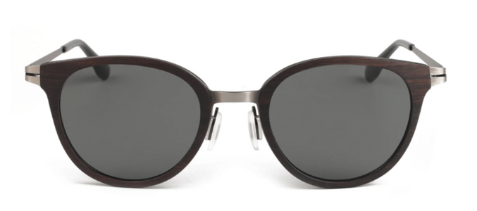 Izen / Metal x Wood Sunglasses / Polarized Lenses