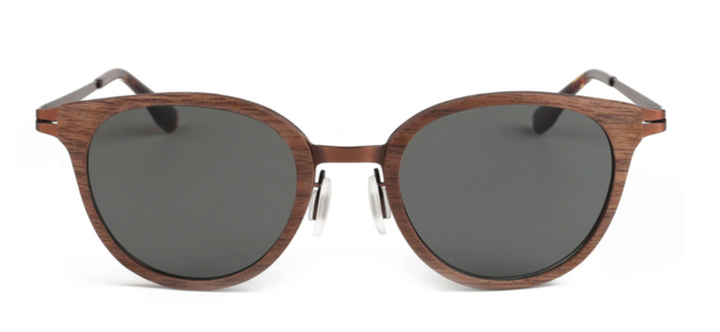 Izen / Metal x Wood Sunglasses / Polarized Lenses