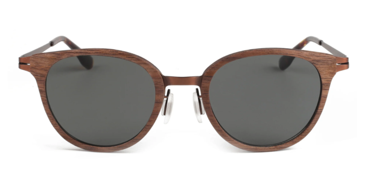 Izen / Metal x Wood Sunglasses / Polarized Lenses