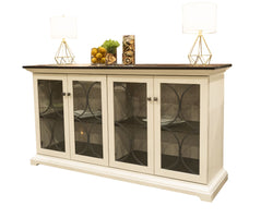 Jasminn - Amish Solid Wood 72" Sideboard Cabinet