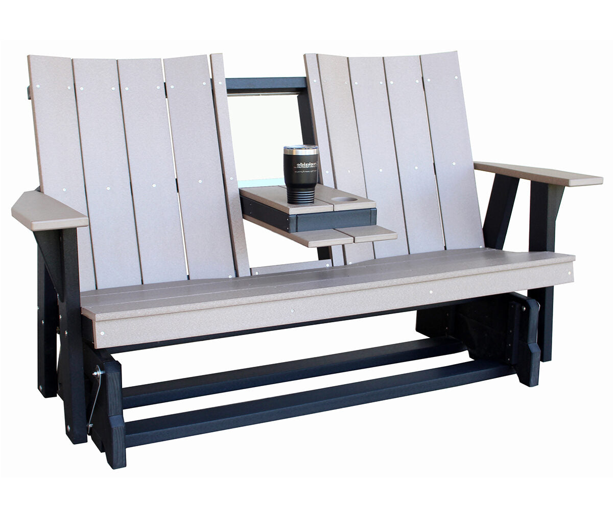 Joya - Poly Outdoor 5' Glider Chair With Console