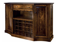 Kimberley - Amish Handcrafted Wine Cabinet
