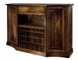 Kimberley - Amish Handcrafted Wine Cabinet