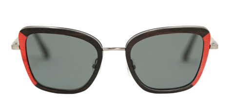 Kona / Metal x Wood Sunglasses / Polarized Lenses