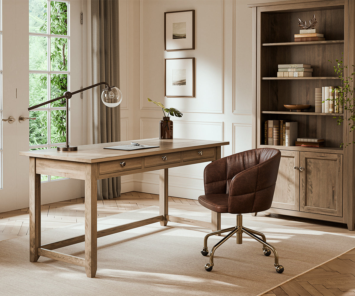 Premier - Amish Handcrafted Open Desk