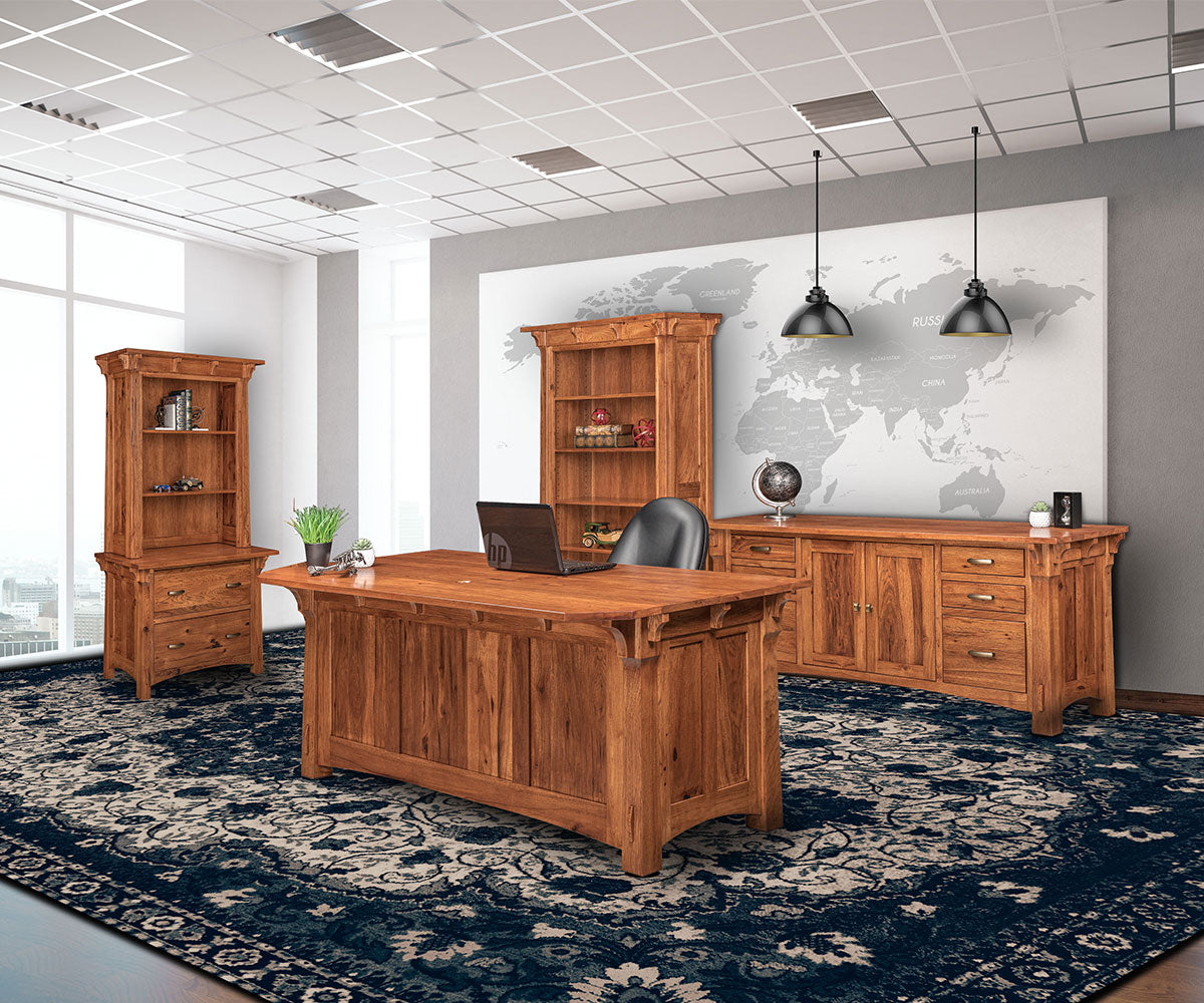 Manitoba - Amish Solid Wood Executive Desk