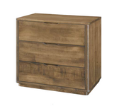 Lacie - Amish Solid Wood 3 Drawer Nightstand