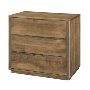 Lacie - Amish Solid Wood 3 Drawer Nightstand