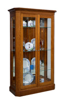 Latonia- Amish Solid Wood 2 Door Curio Display Cabinet
