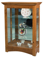 Leda- Amish Solid Wood Curio Display Cabinet